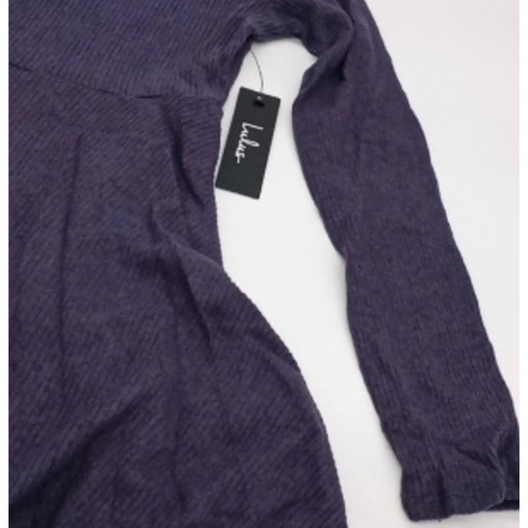 Lulus Fit Beautiful Ribbon Knit Long Sleeve Skater Dress * Size 27 WD27 - Picture 5 of 8